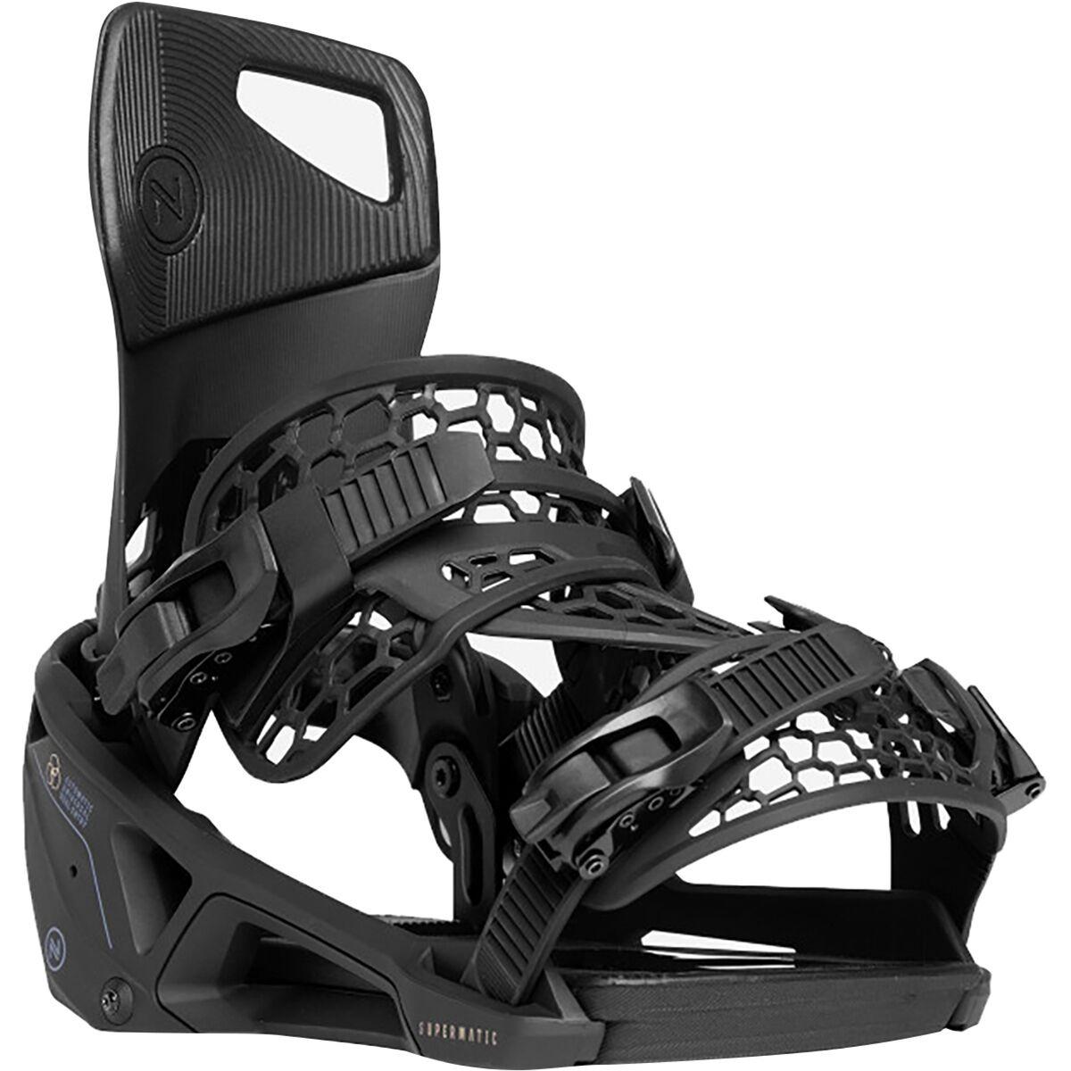 Nidecker Supermatic Step-In Snowboard Binding | Escape Cyan