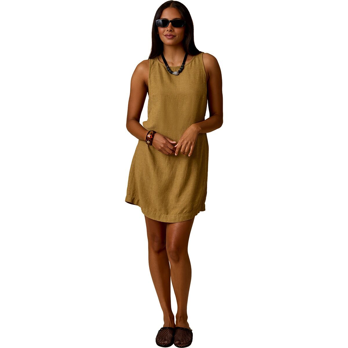 Carve Designs Scottie Linen Dress - Women's | Golden Chambray