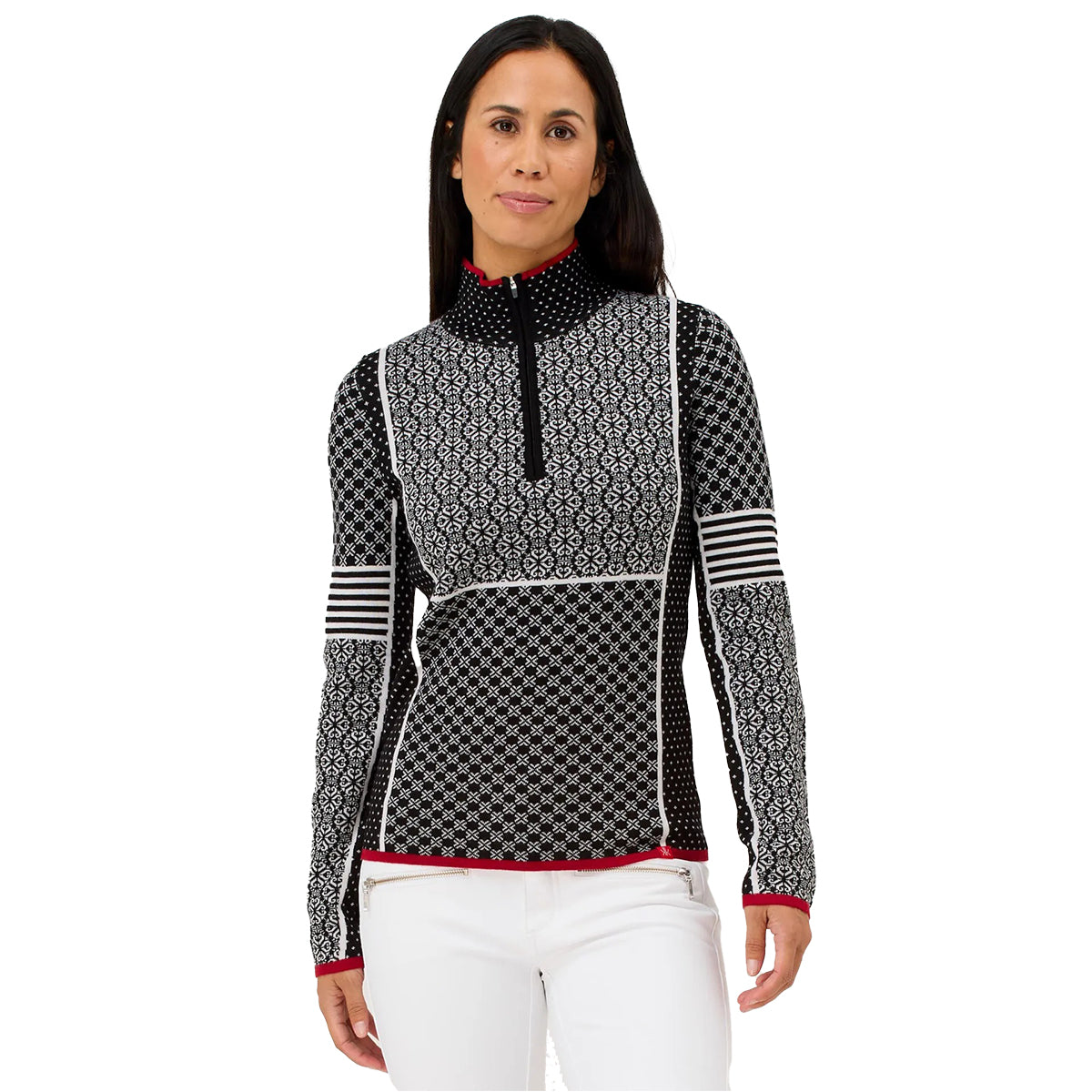 Krimson Klover Pow 1/4-Zip Sweater - Women's | Heather Black