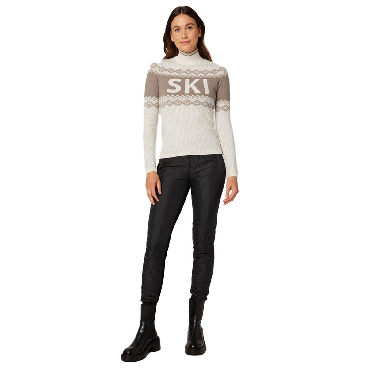 Alp N Rock Goldie Mock Neck Sweater Womens | Ivory