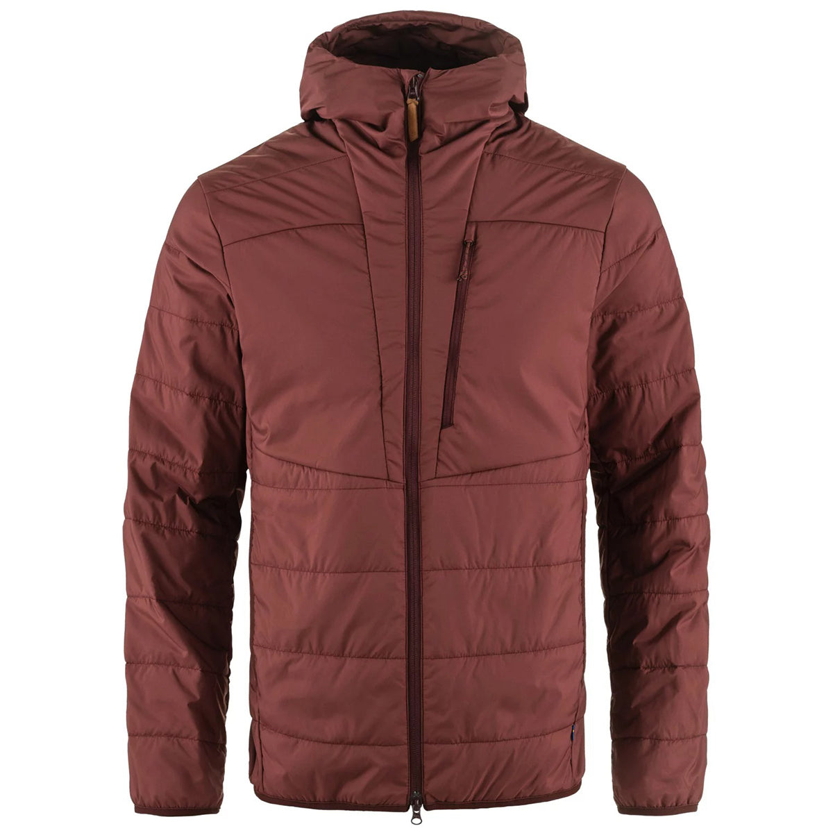 Fjallraven Keb Padded Hooded Jacket - Men's | Maroon