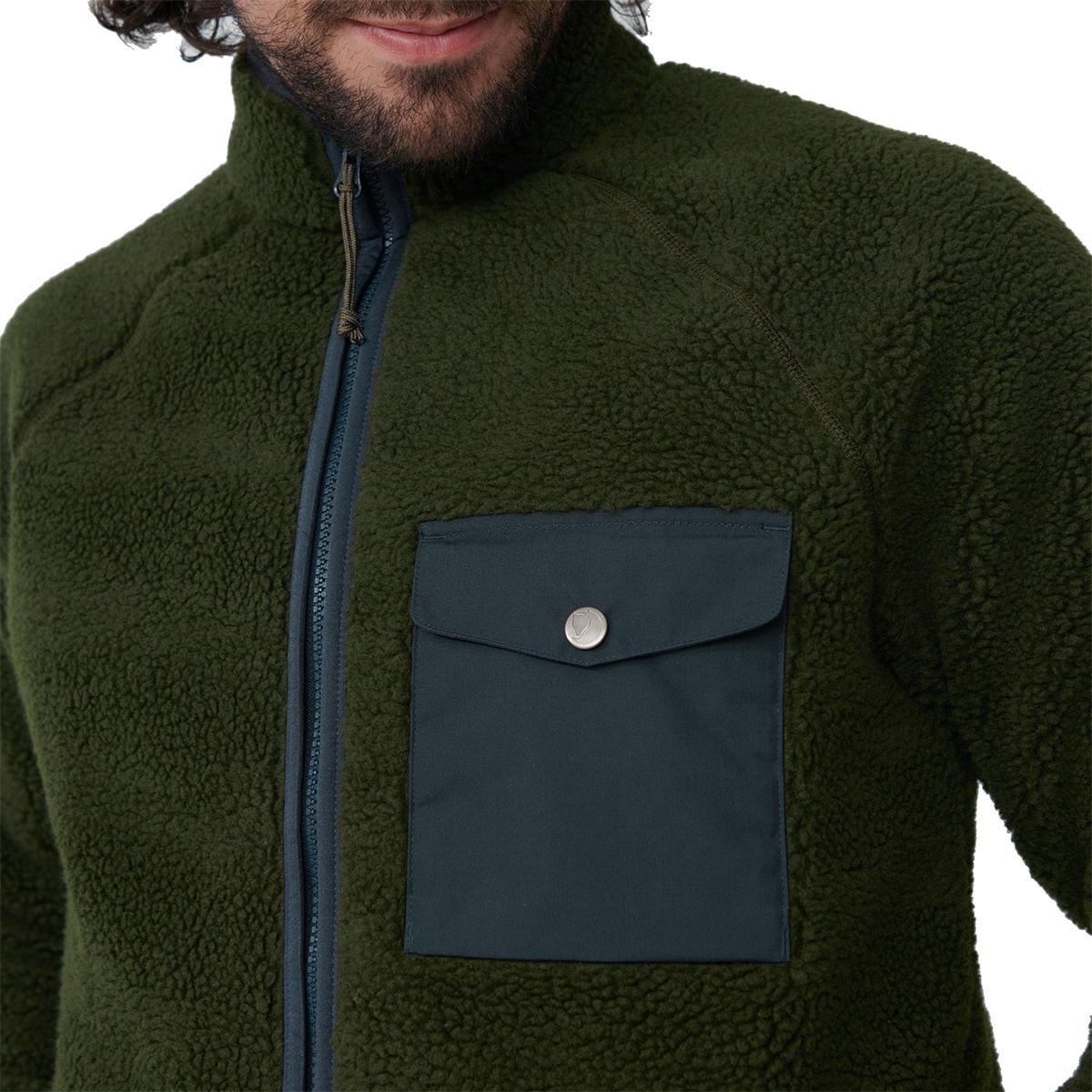 Fjallraven Vardag Pile Fleece Jacket - Men's | Deep Forest