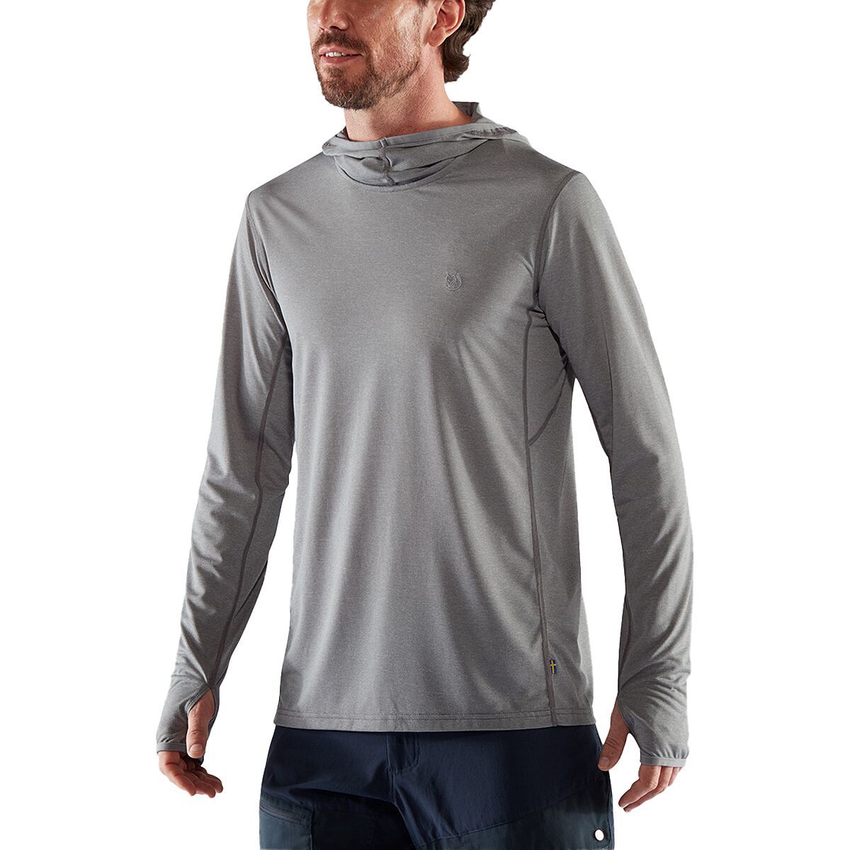 Fjallraven Abisko Sun Hoodie - Men's | Shark Grey