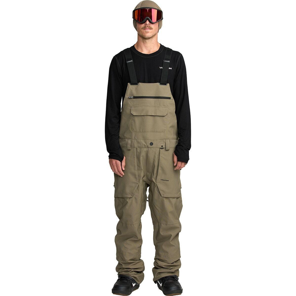 Volcom Roan Bib Overall - Men's | Military