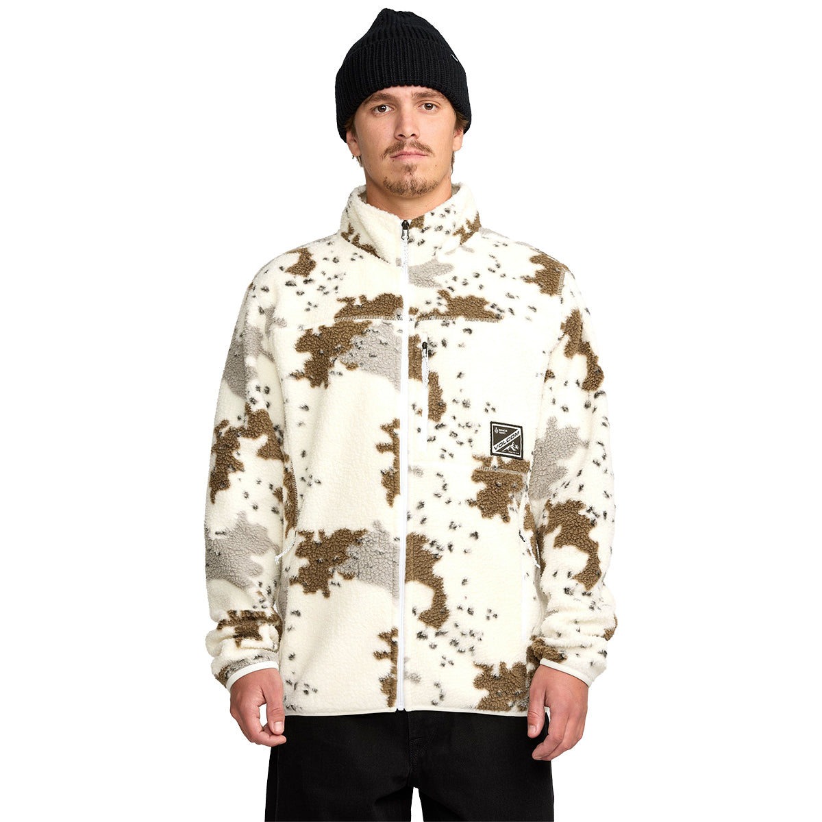 Volcom Nelson Sherpa Fleece Jacket - Men's | White