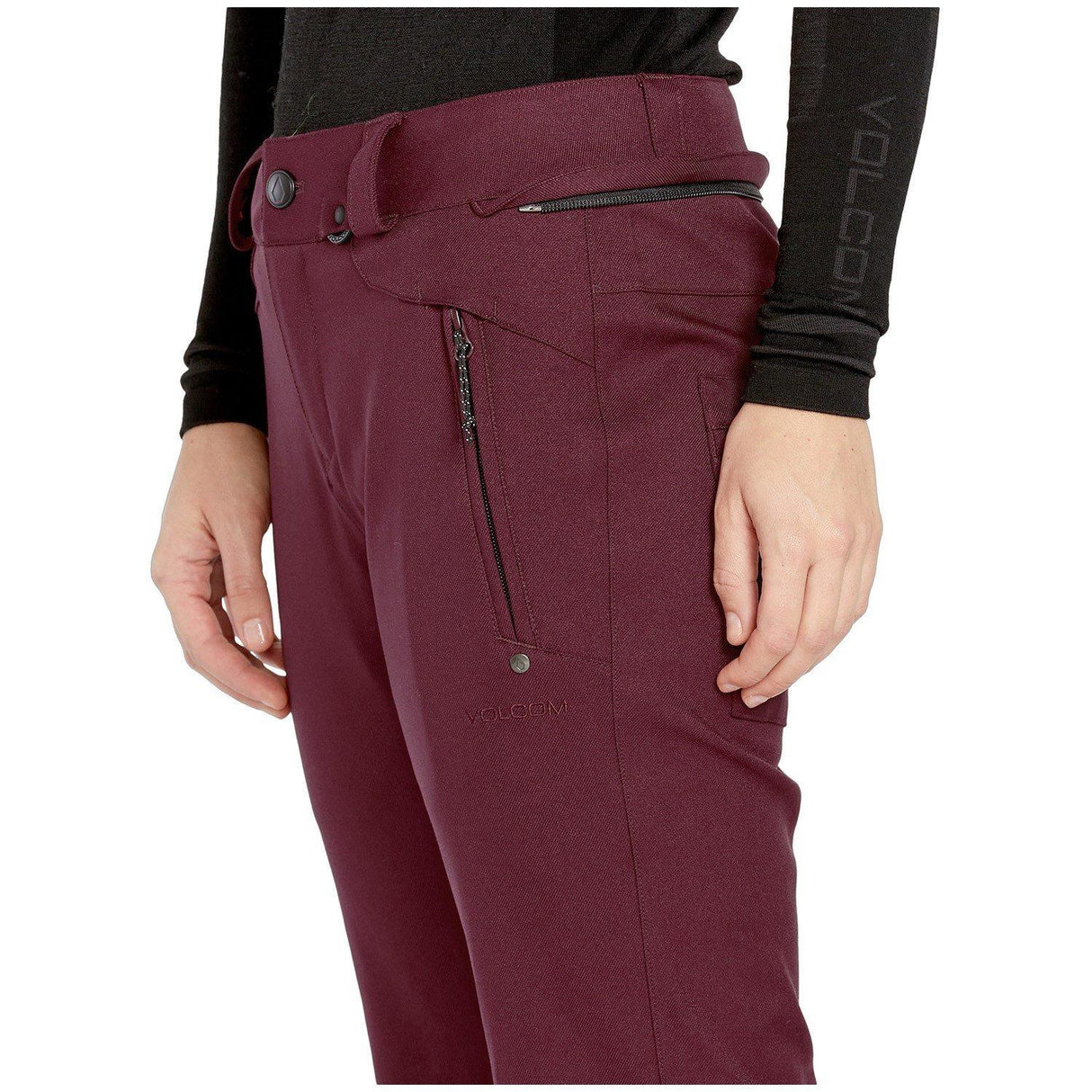 Volcom Genus Stretch Pant - Women's | Burgundy