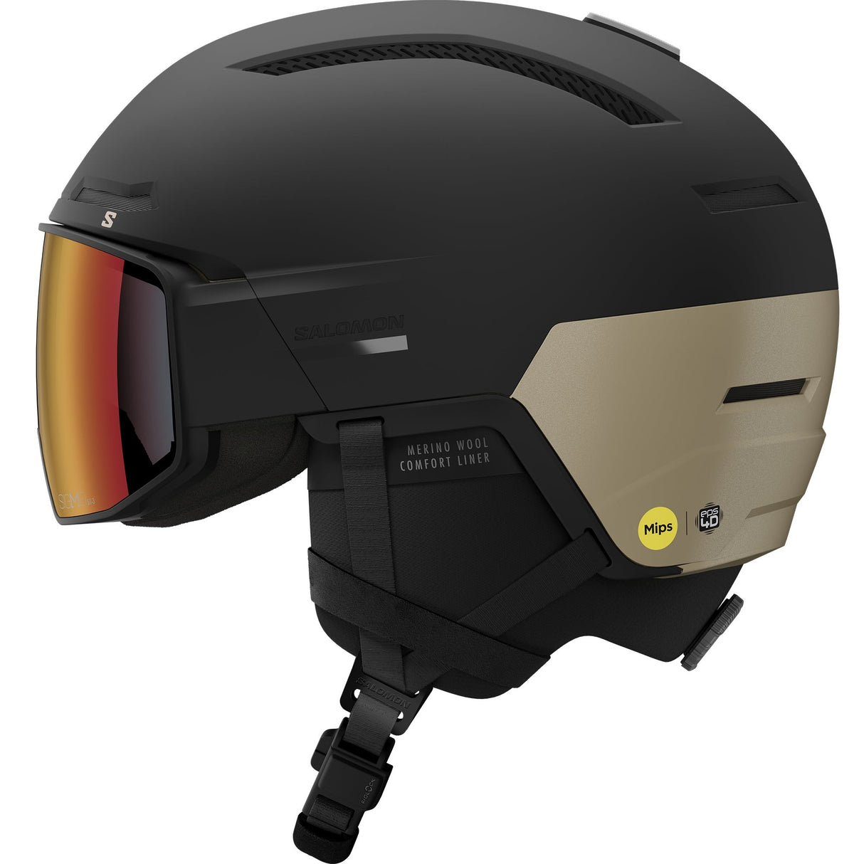 Salomon Driver Prime Sigma Photo MIPS Helmet | Black Gold