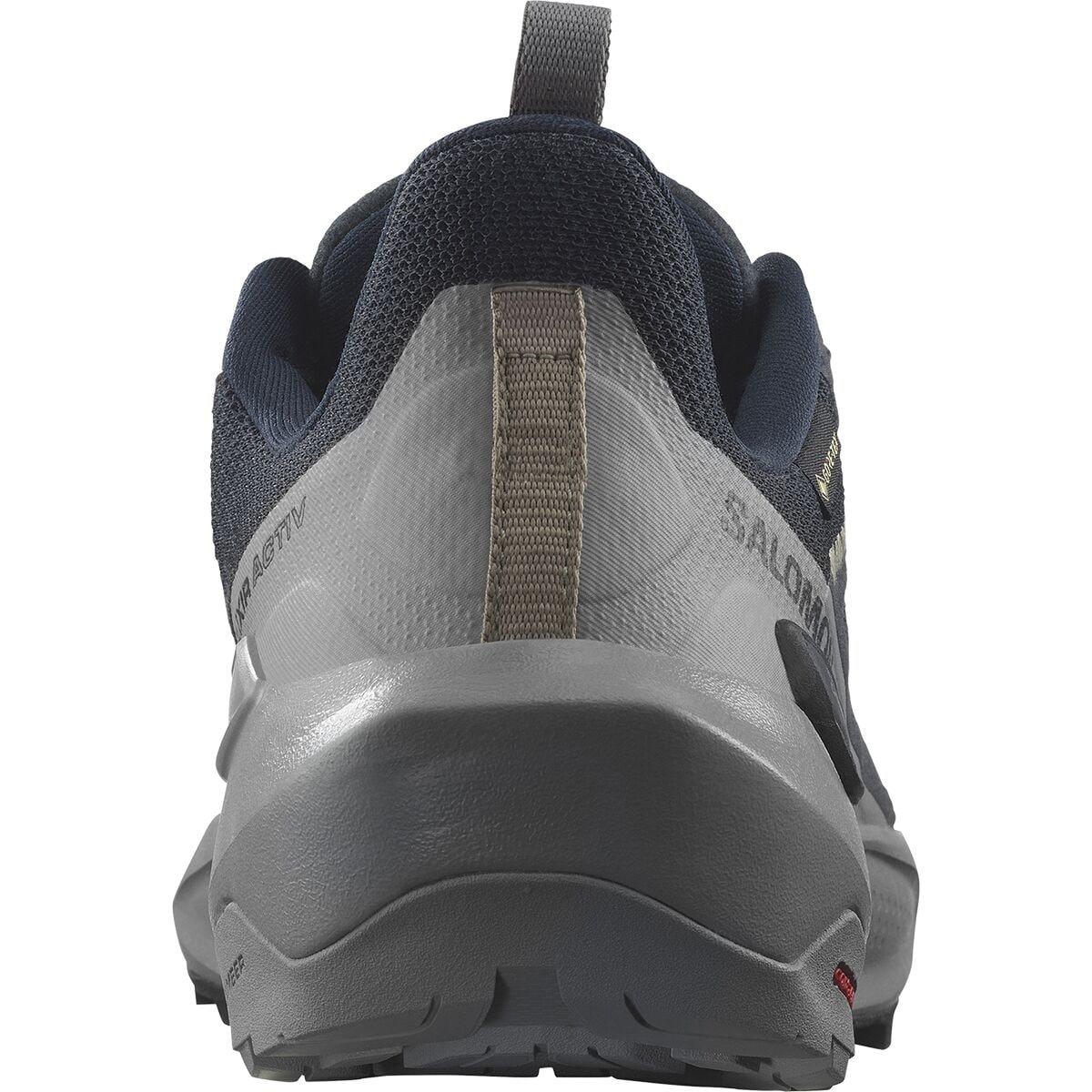 Salomon Elixir Activ GTX Shoe - Men's | Carbon/Sharkskin/Slate Green