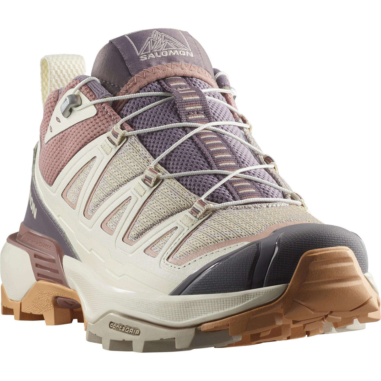Salomon X Ultra 360 Edge Hiking Shoe - Women's | Silver Cloud/Vanilla Ice/Burlwood