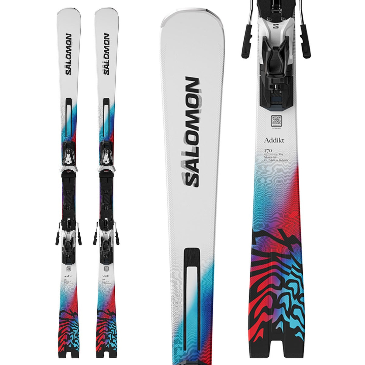 Salomon Addikt 72 Ski + MI12 Binding - 2026