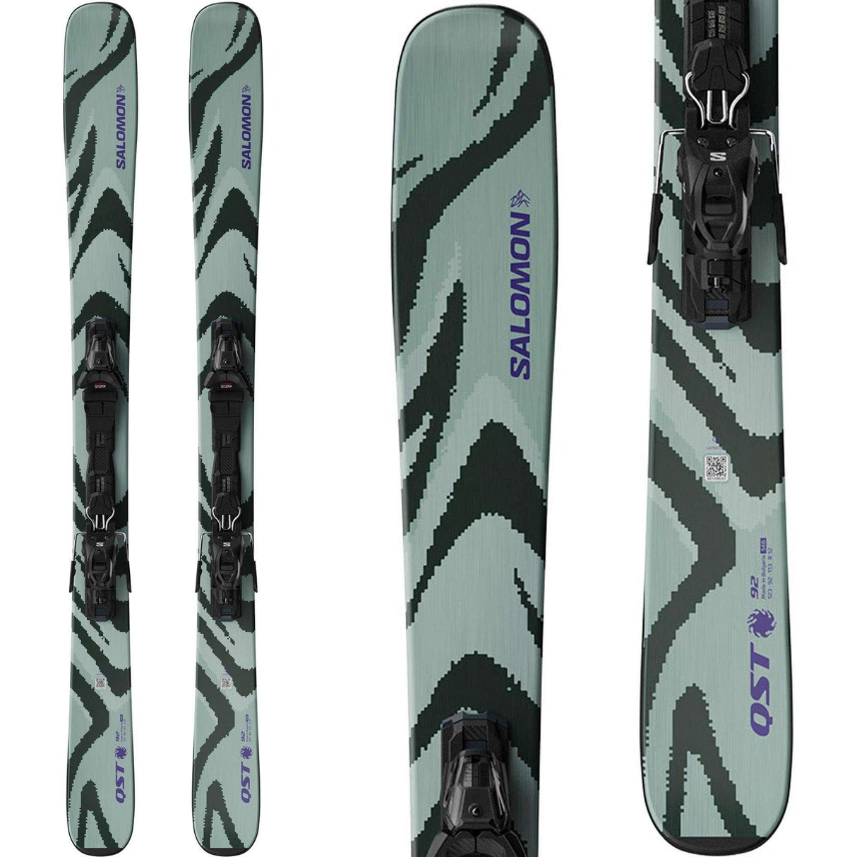Salomon QST 92 Ski + M 10 GW Binding - 2026 | Ice