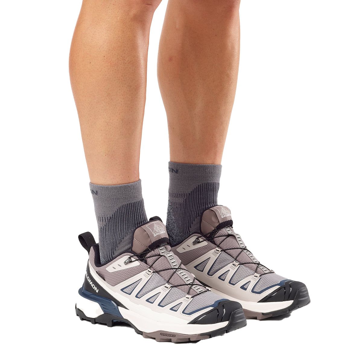 Salomon X Ultra 360 Edge Hiking Shoe - Men's | Vanilla Ice/Silver Cloud/Spellbound