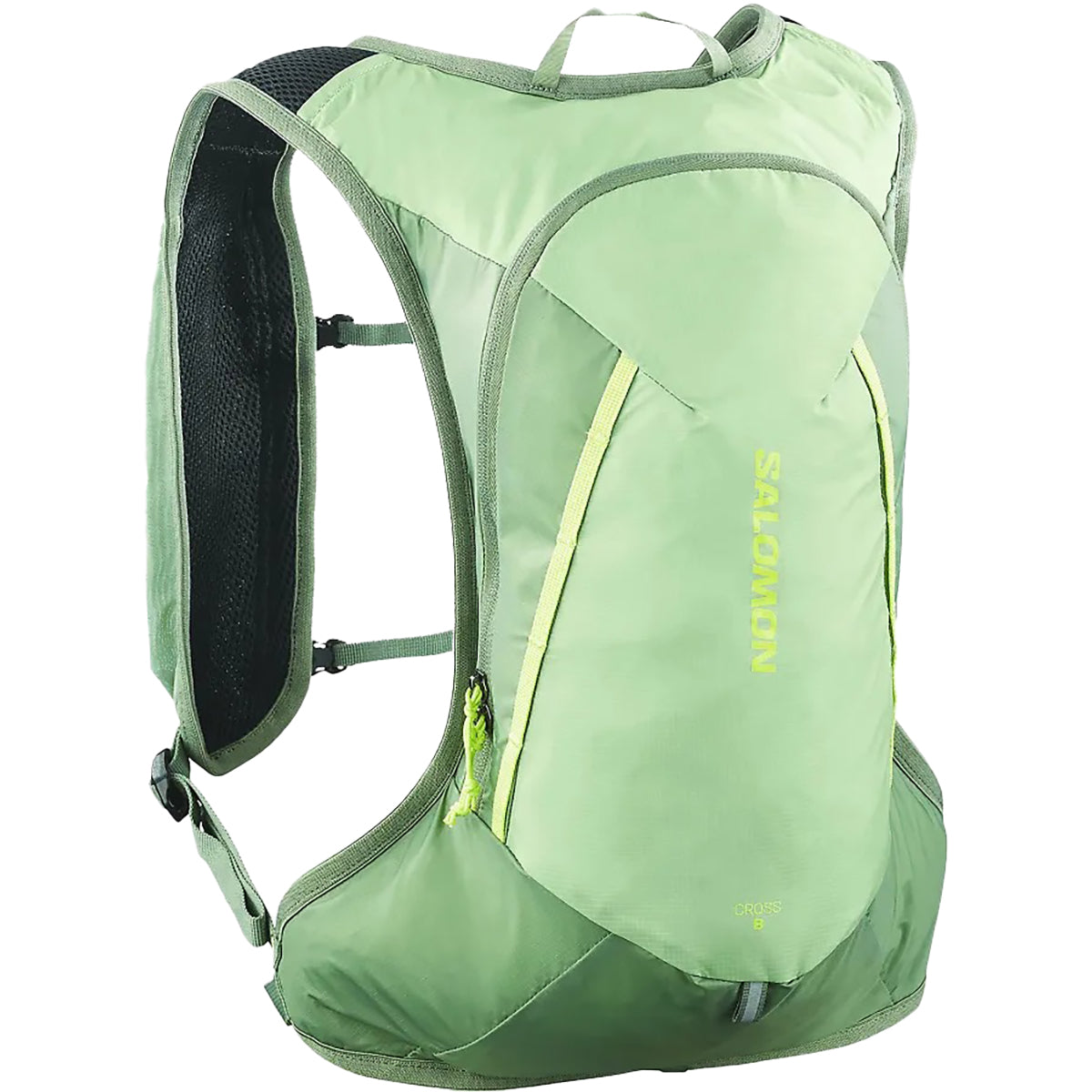 Salomon Cross 8 Pack | Green Milieu/Agave Green/Sharp Green – Ski