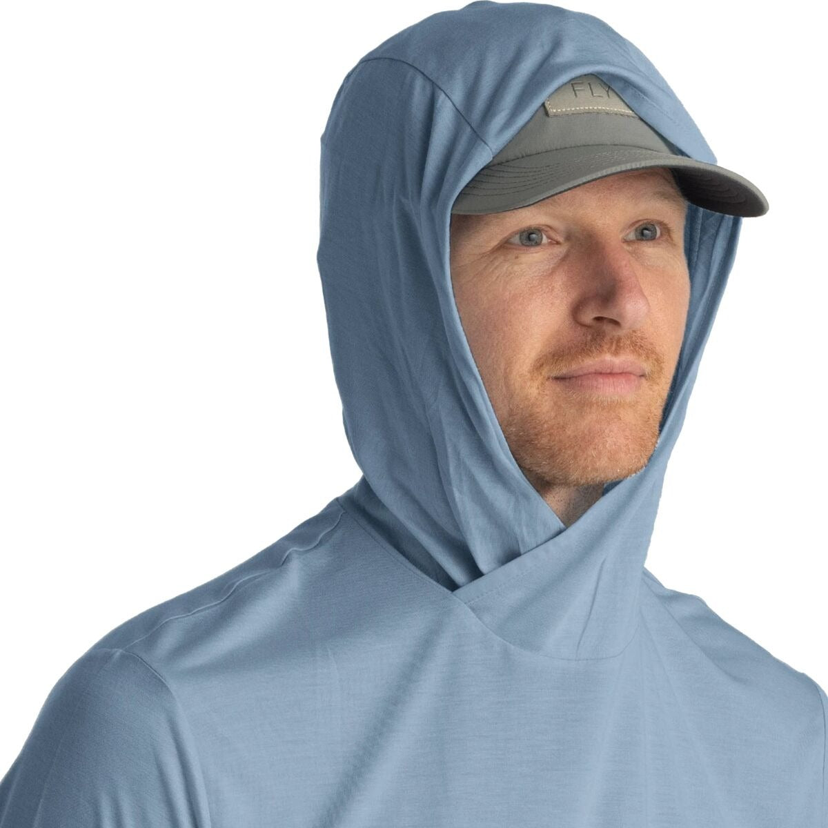 Free Fly Bamboo Lightweight Hoodie - Men's | Blue Fog