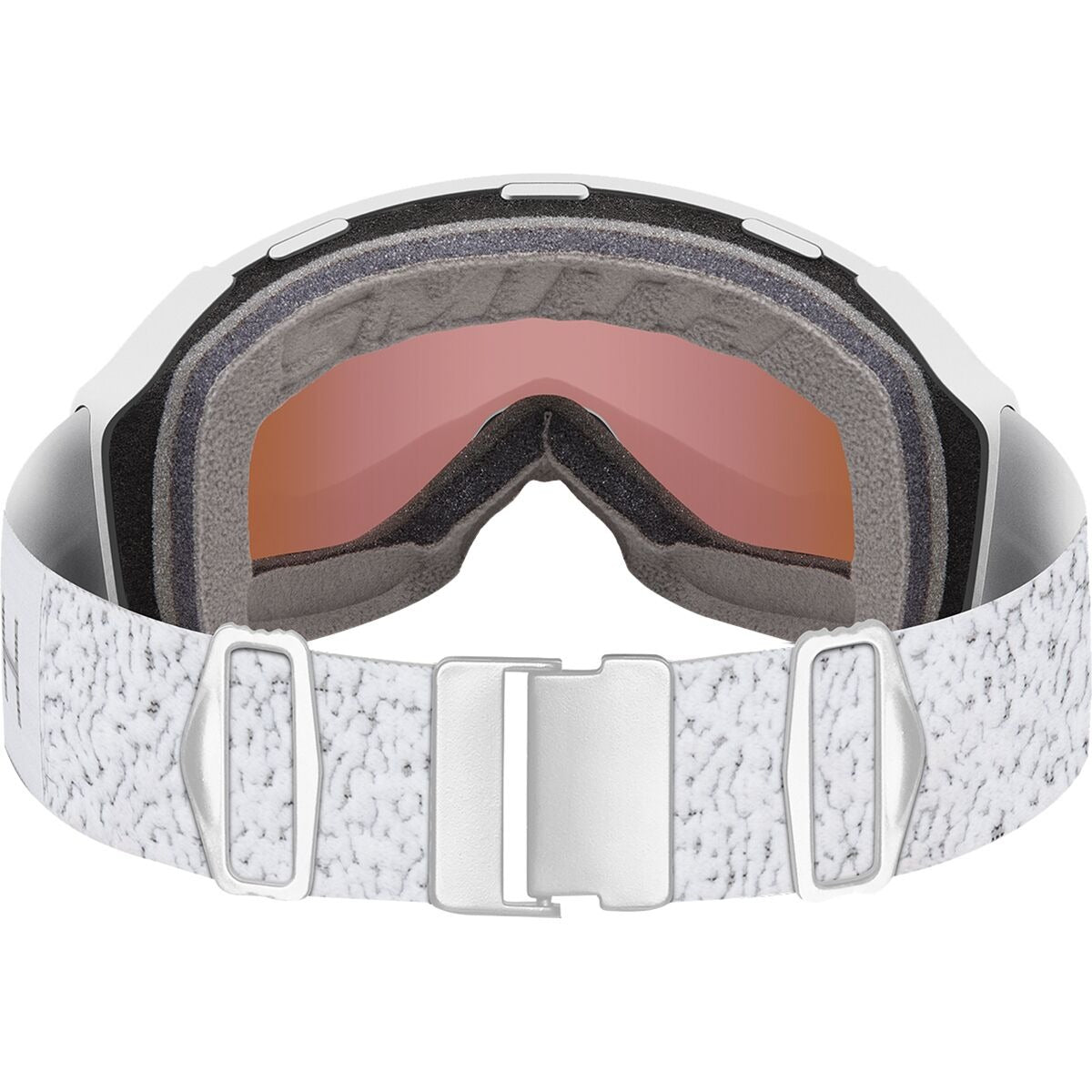 Smith 4D MAG S Goggles | White Chunky Knit/ChromaPop Everyday Rose Gold