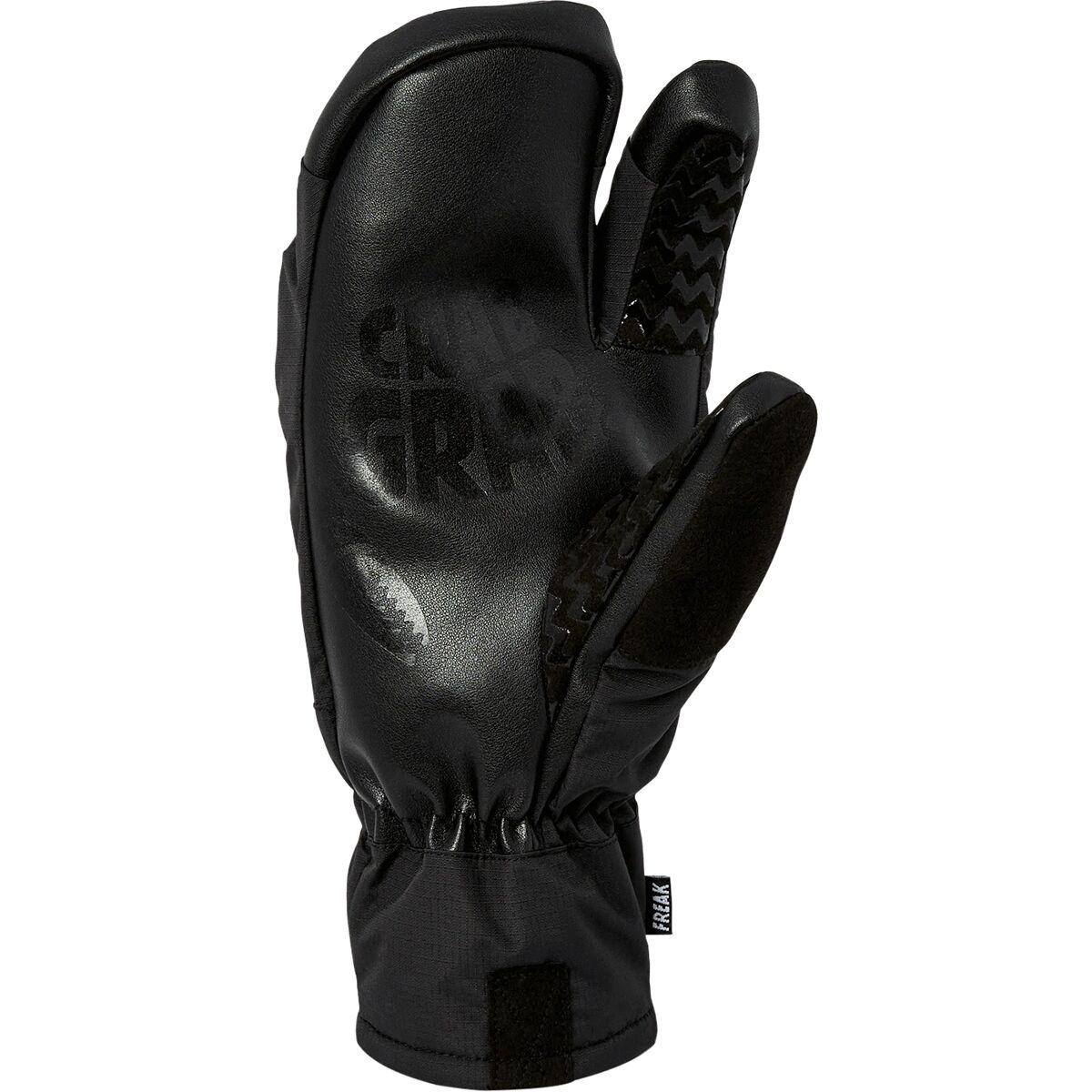 Crab Grab Freak Trigger Split Finger Mitten - Men's | Black