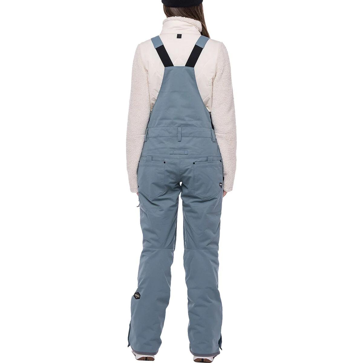 686 Black Magic Insulated Bib Pant - Women's | Dusty Mauve Geo Jacquard