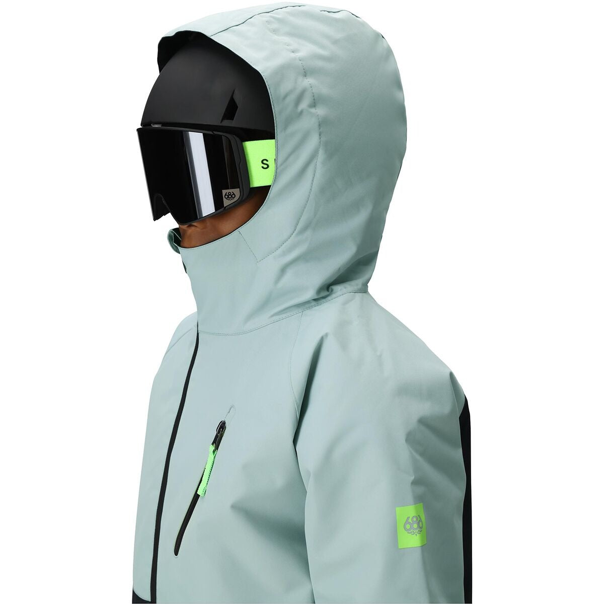 686 Hydra Insulated Jacket - Boys' | Dusty Marine Colorblock