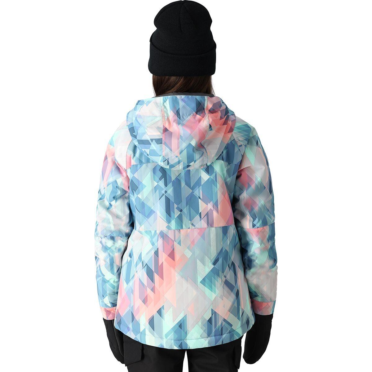 686 Athena Insulated Jacket - Girls' | Seaglass Abstract Angles