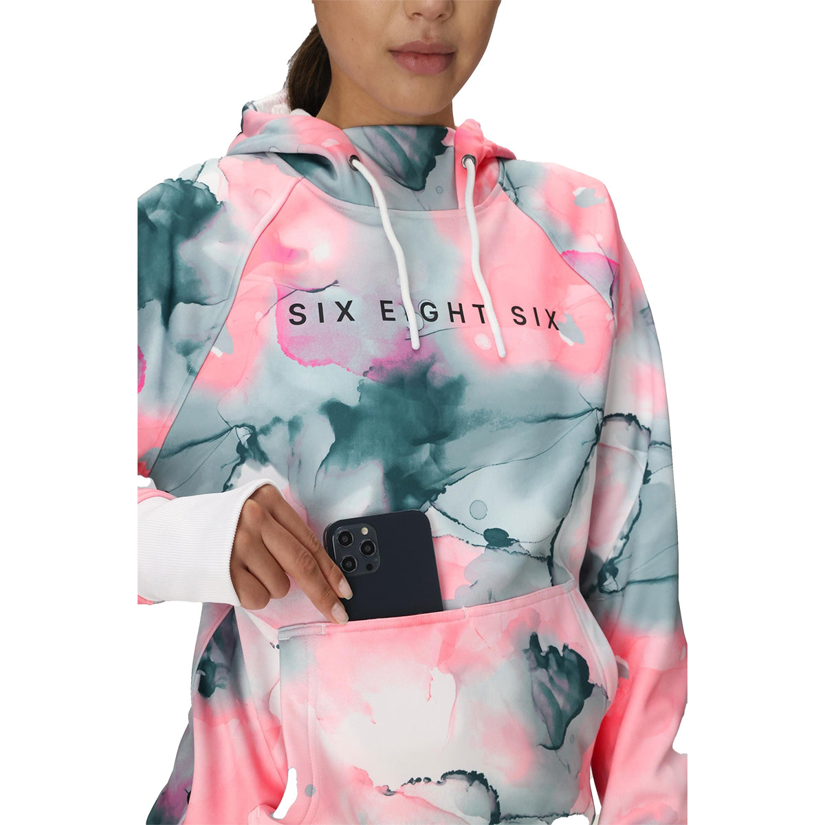 686 Bonded Fleece Pullover Hoodie - Women's | Geranium Pink