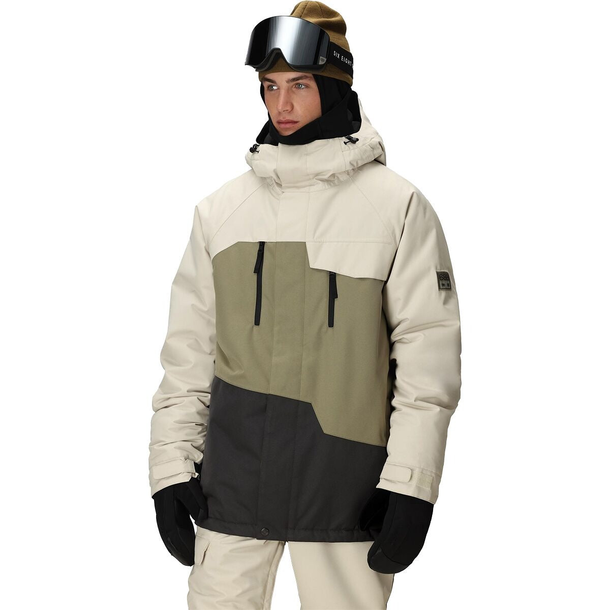 686 Geo Insulated Jacket - Men's | Limestone Colorblock