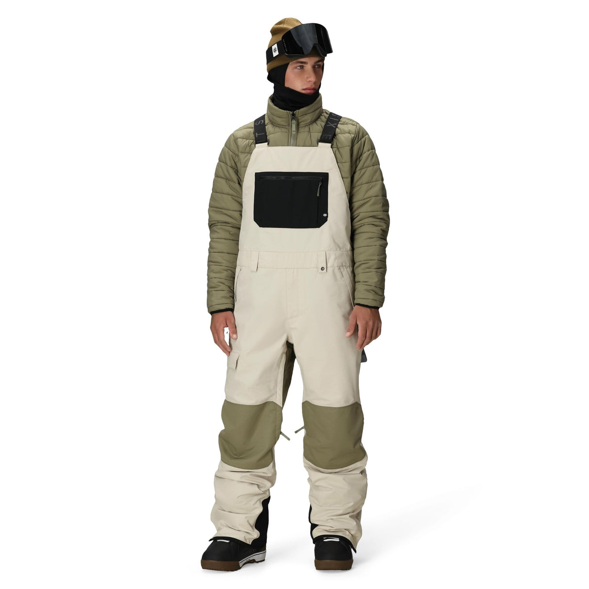 686 Hot Lap Insulated Bib - Men's | Limestone Colorblock