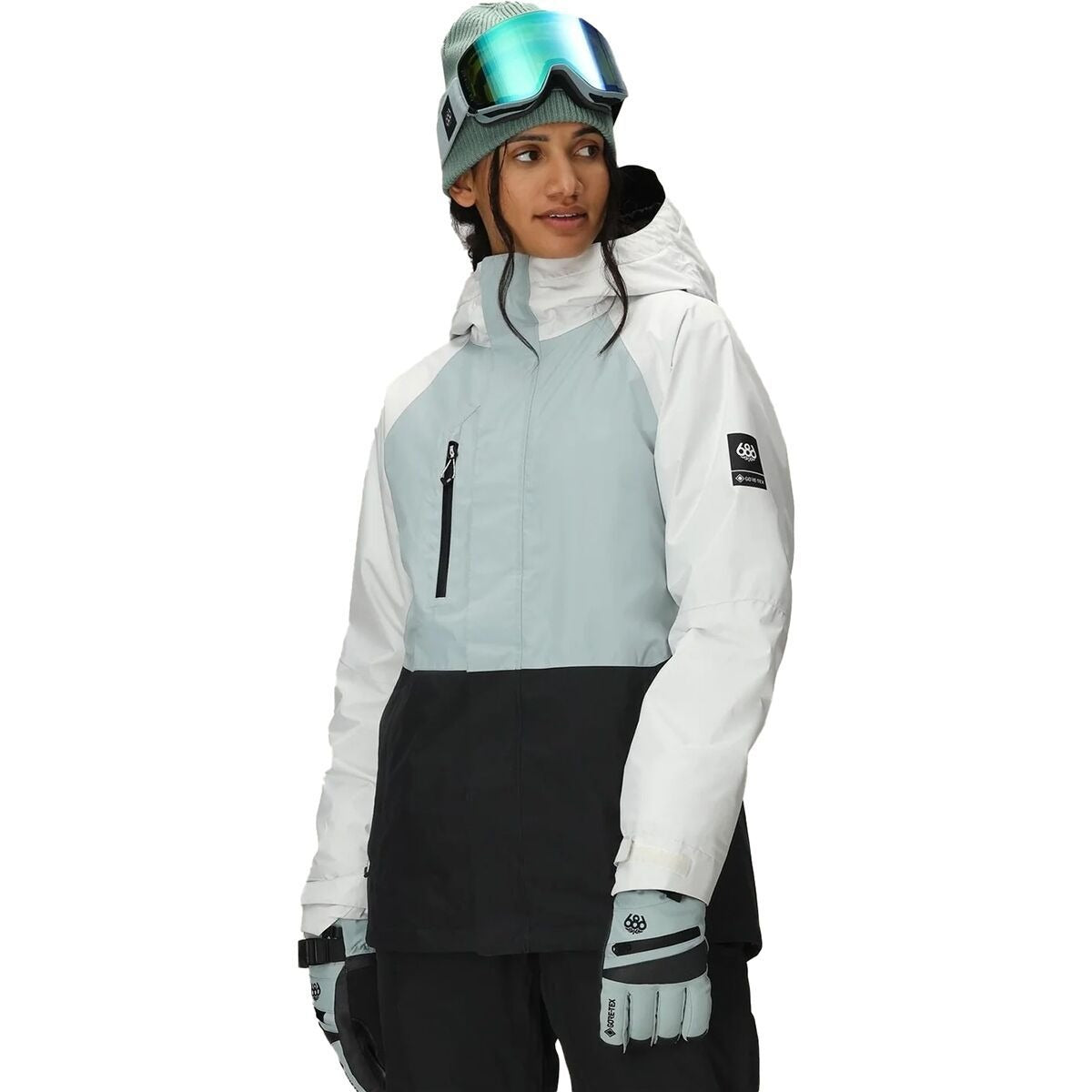 686 GORE-TEX Willow Insulated Jacket - Women's | Dusty Marine Colorblock