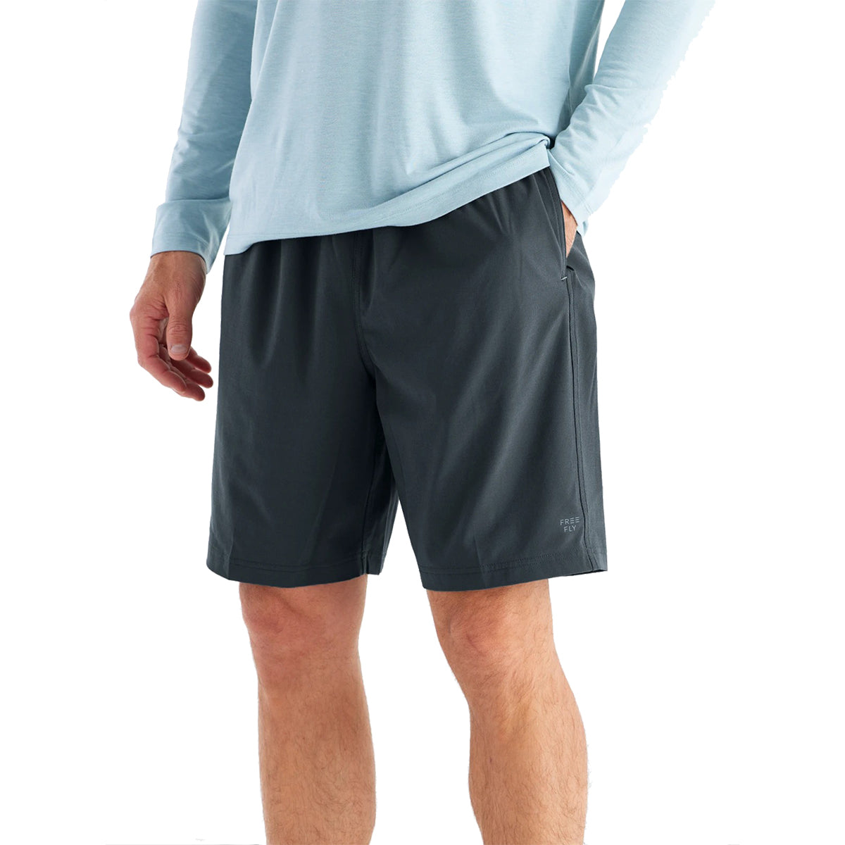 Free Fly Breeze 8in Short - Men's | Storm Cloud