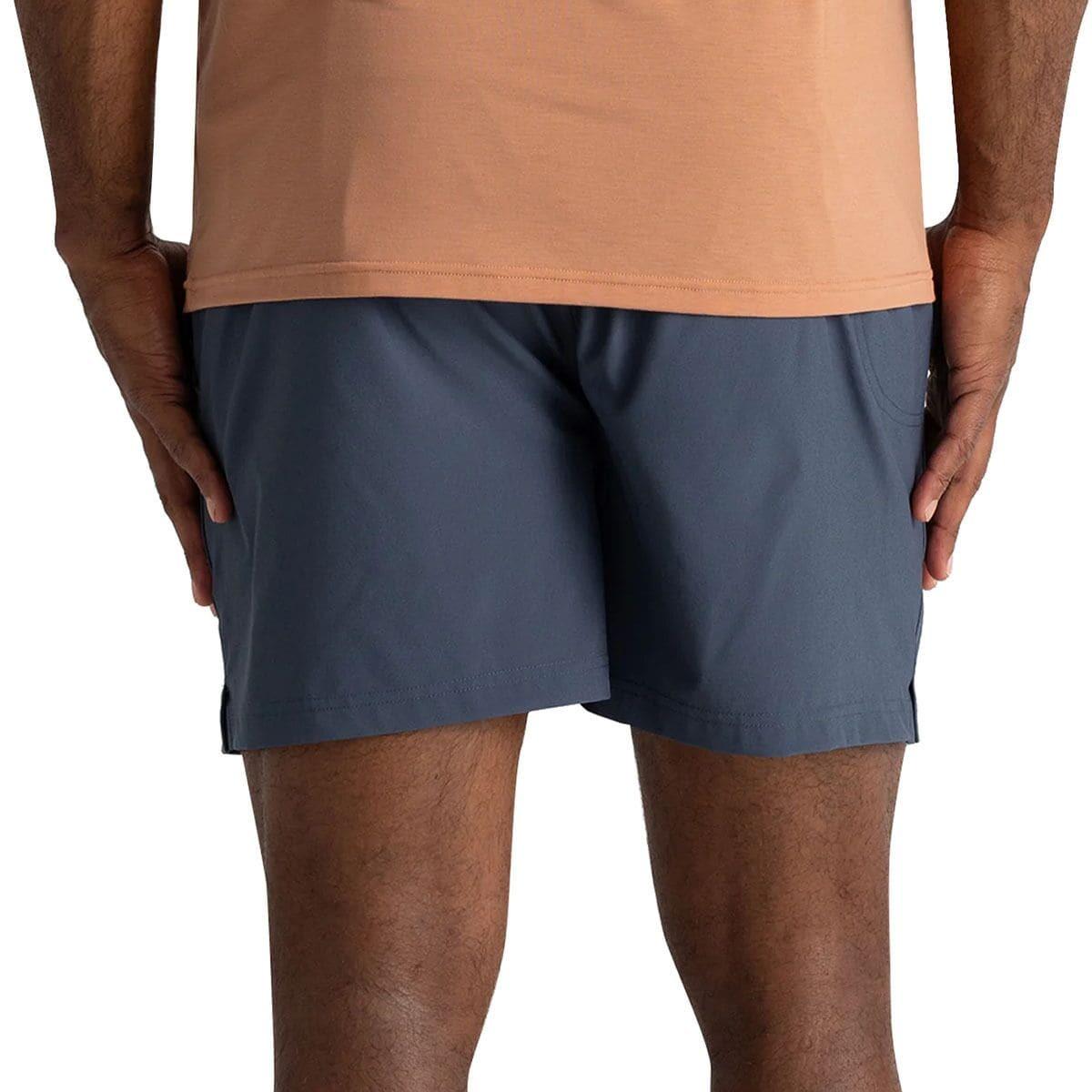 Free Fly Active Breeze Lined 5.5in Short - Men's | Blue Dusk II