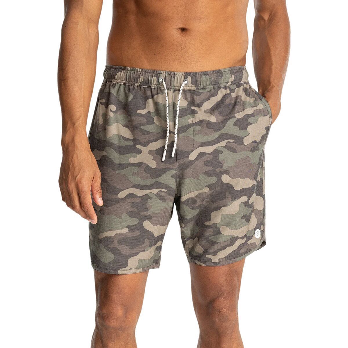 Free Fly Reverb Short - Men's | Woodland Camo Print