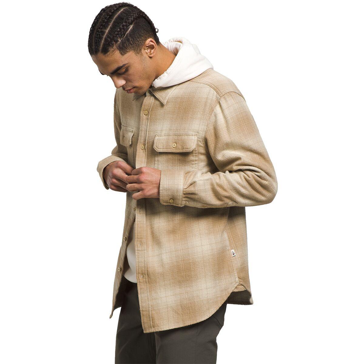 The North Face Arroyo Flannel Shirt - Men's | Meld Grey Medium Bozeman Plaid