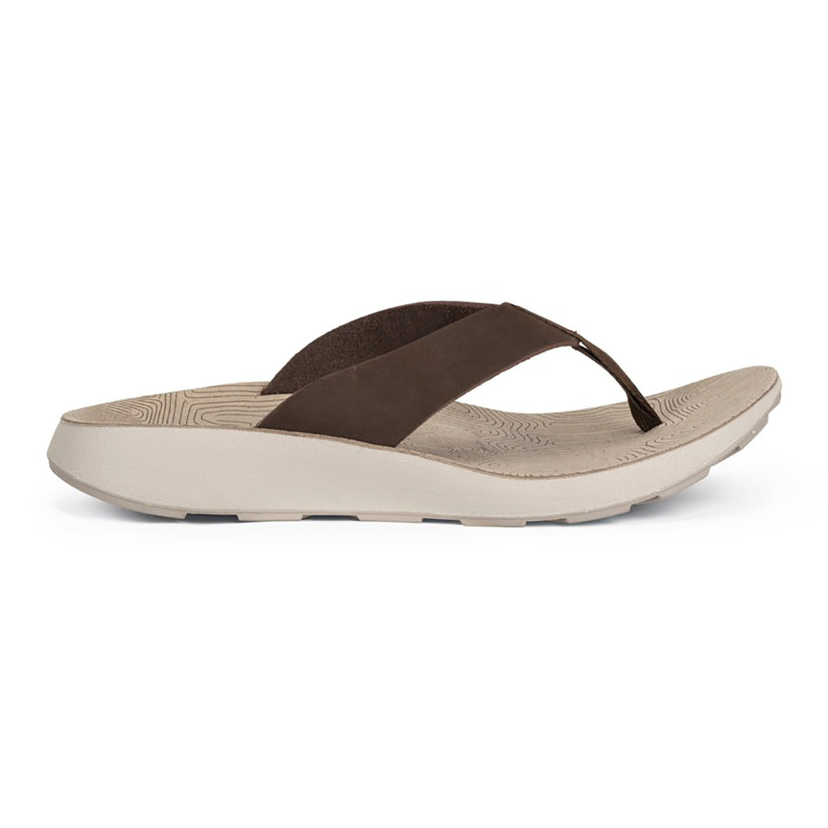 Tread Labs Orleans Leather Flip Flop - Men's | Havana Leather