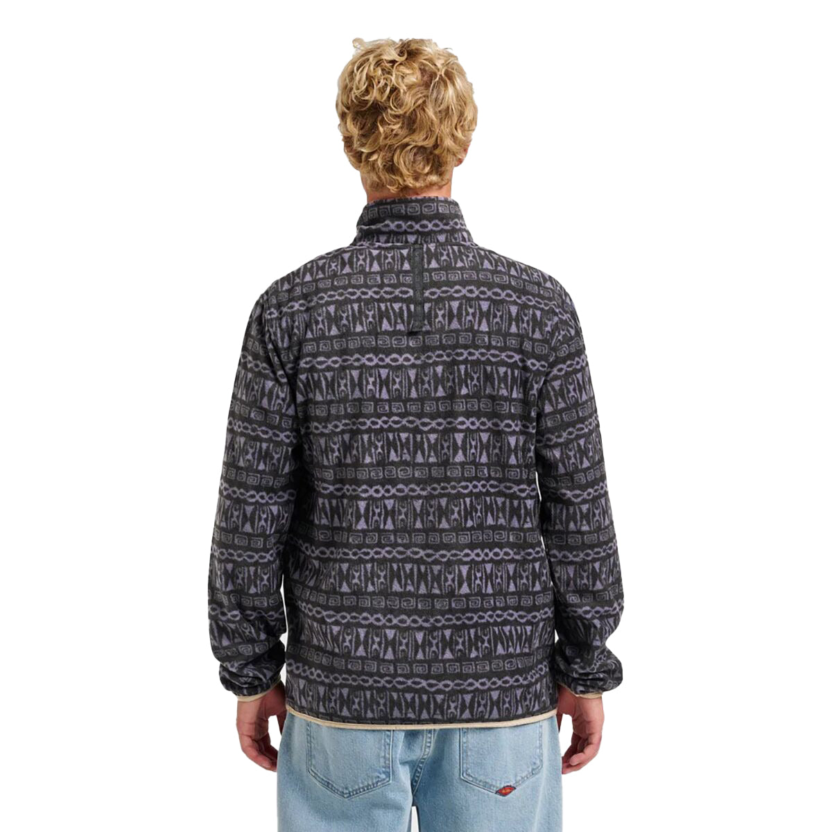 Quiksilver No Destination Half Snap Fleece Pullover - Men's | Graystone