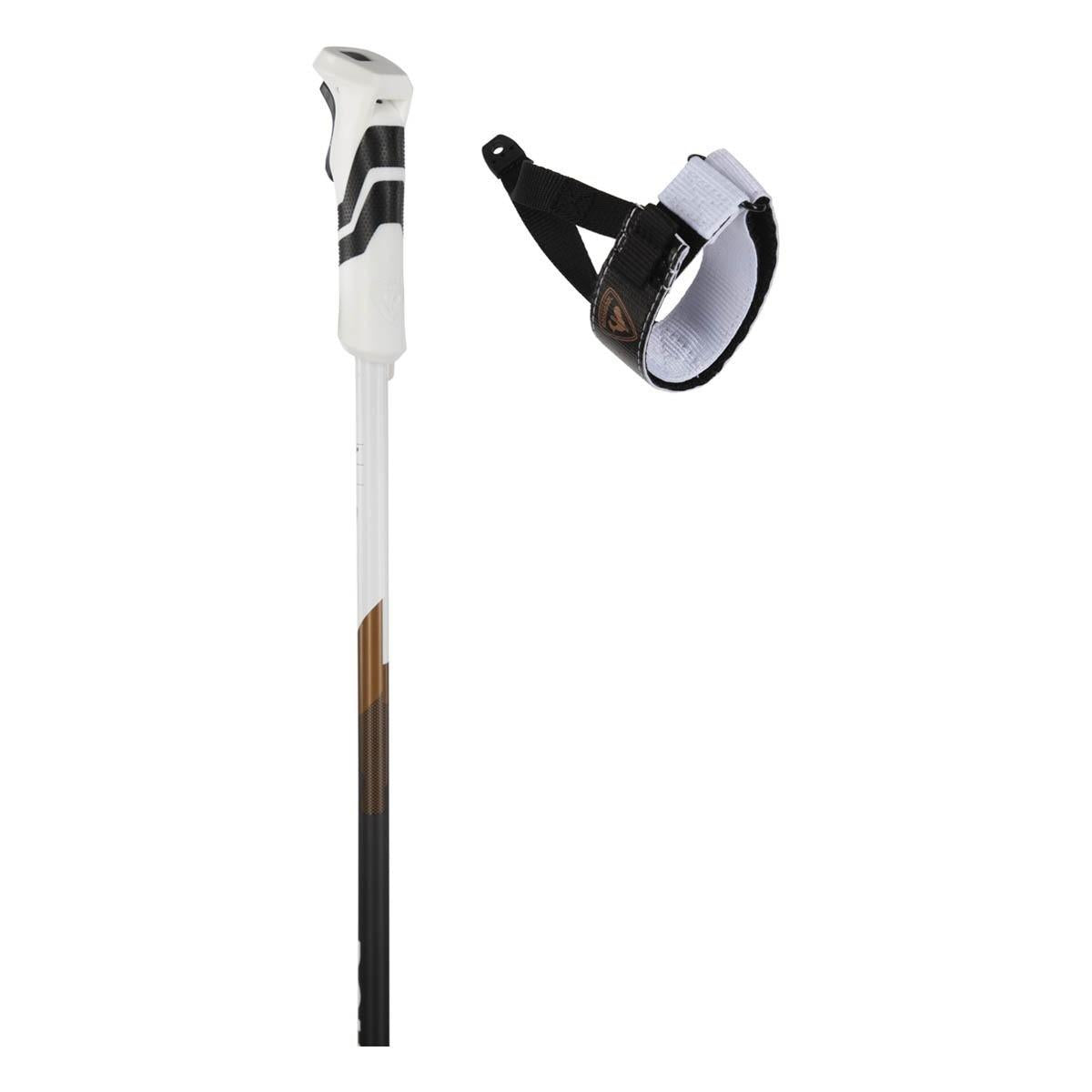 Rossignol Electra Premium Carbon R-Clip Ski Pole - Women's | Black/Gold