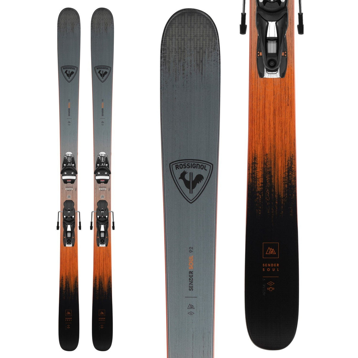 Rossignol Sender Soul 92 Ski + Xpress 11 Binding - 2026 | One Color