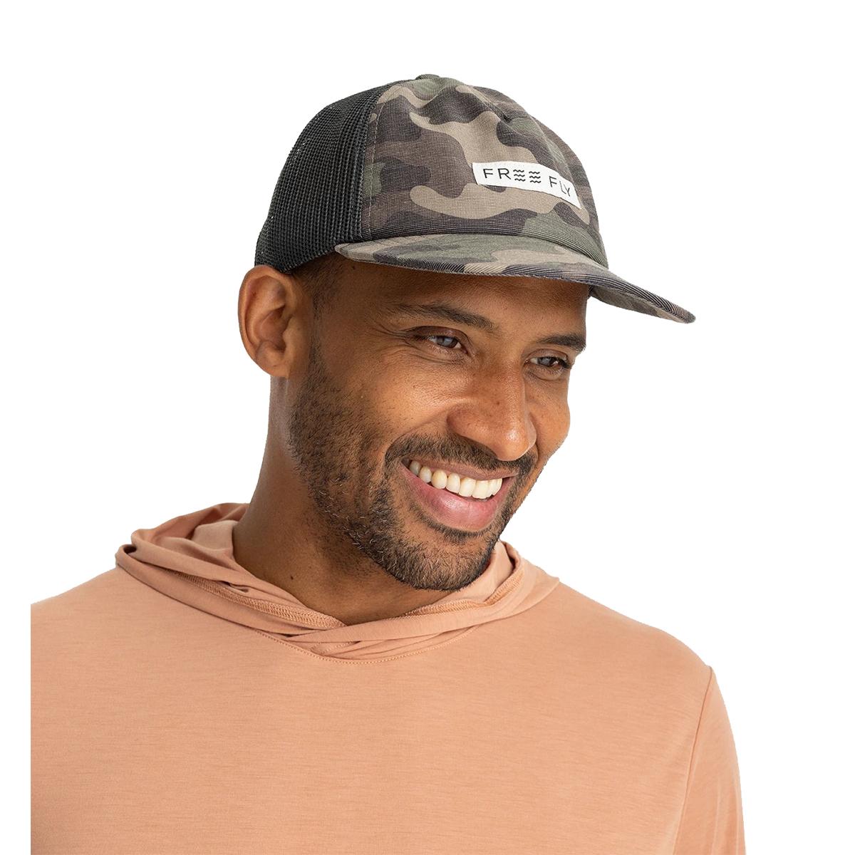 Free Fly Reverb Packable Trucker Hat | Woodland Camo