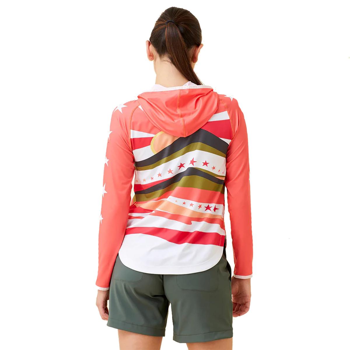 Krimson Klover Hallie Hoodie Sunshirt - Women's | Sunset Floral