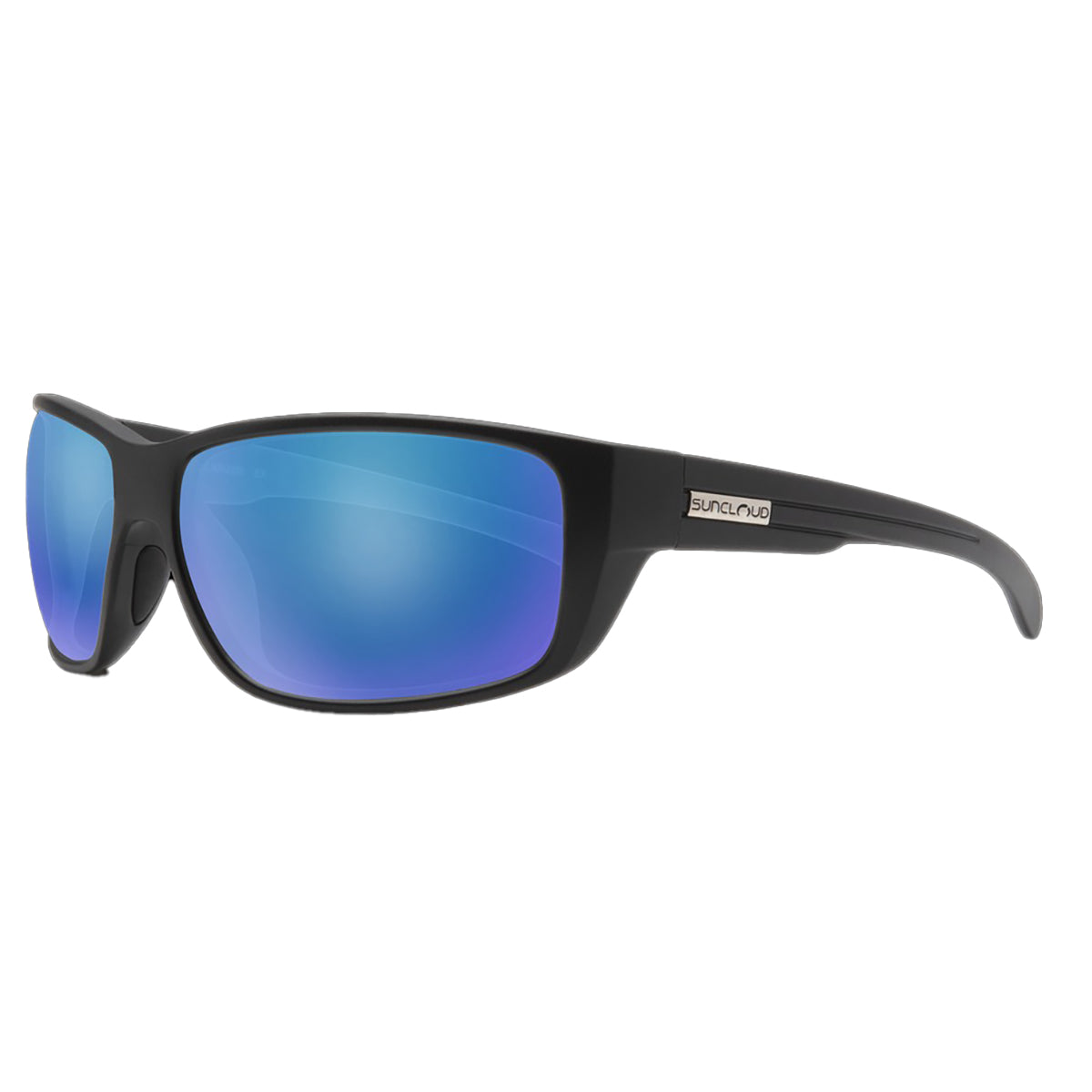Suncloud Polarized Optics Milestone Sunglasses | Matte Black/Blue