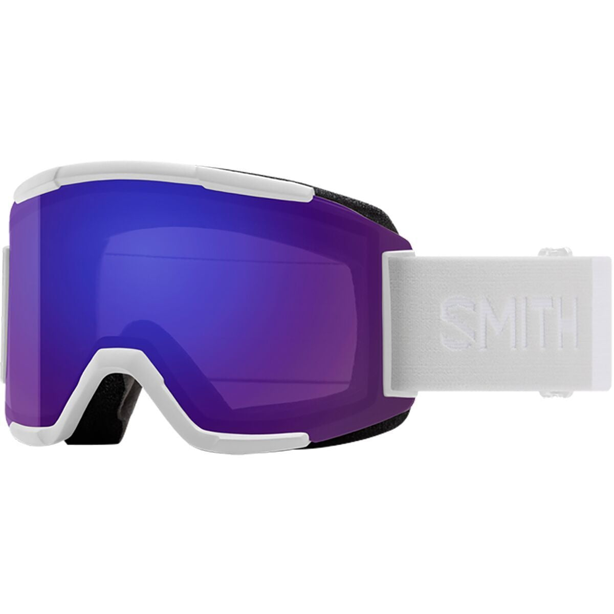 Smith Squad Goggles | White Vapor/ChromaPop Everyday Violet Mirror
