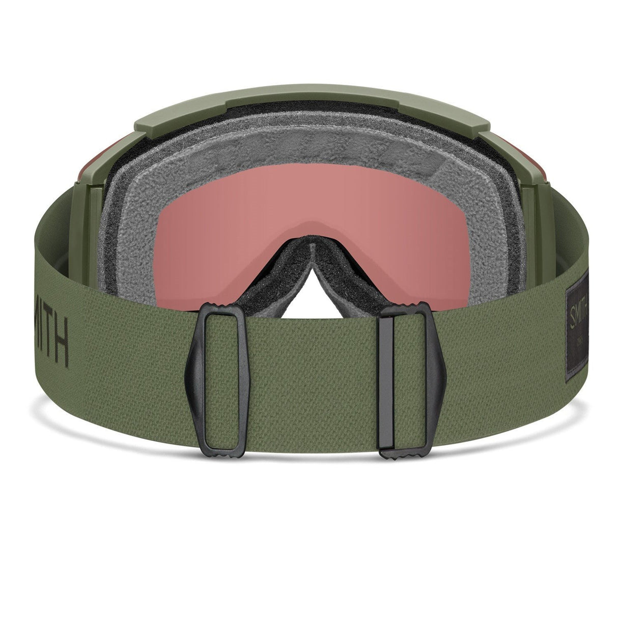 Smith Squad XL ChromaPop Goggles | Fatigue Green/ChromaPop Everyday Red