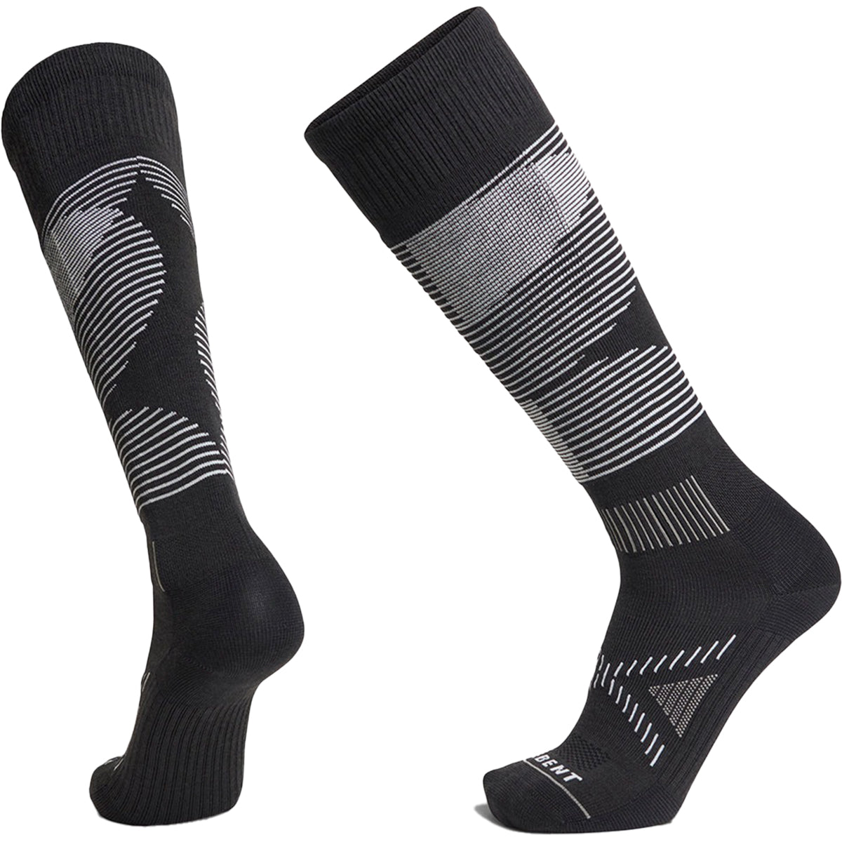 Le Bent Shred Targeted Cushion Snow Sock | Black