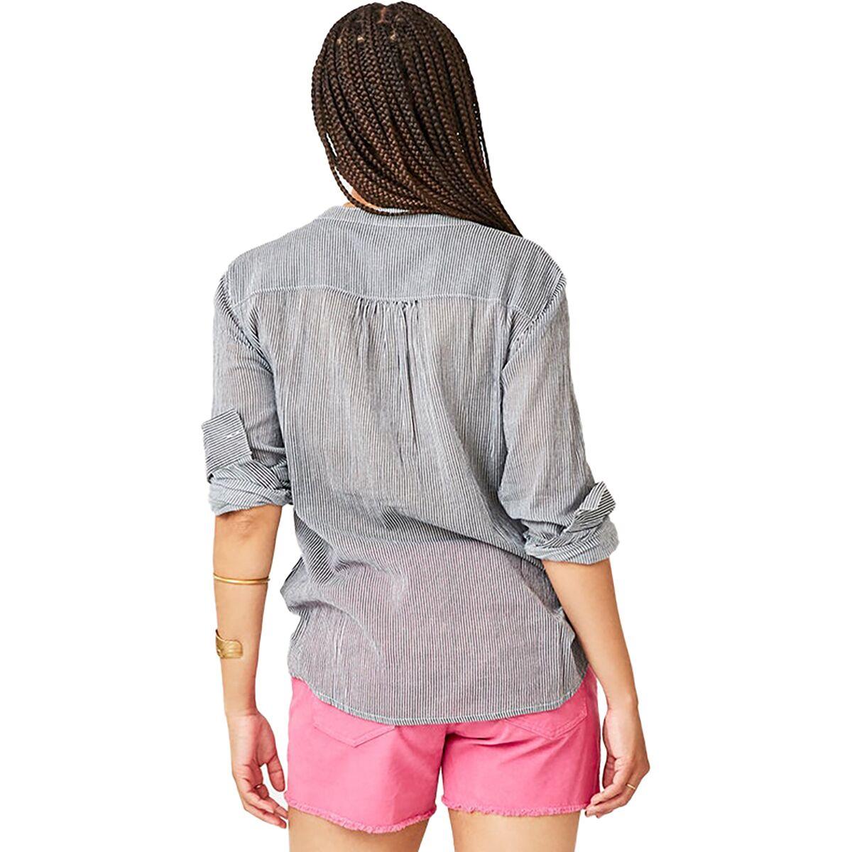 Carve Designs Dylan Gauze Shirt - Women's | Cloud Wildflower