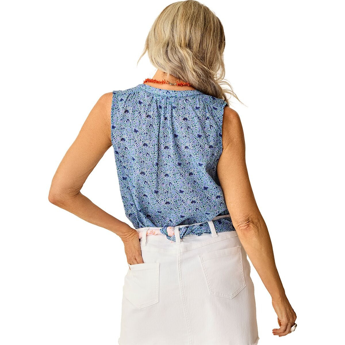 Carve Designs Dylan Tank Top - Women's | Navy Garden