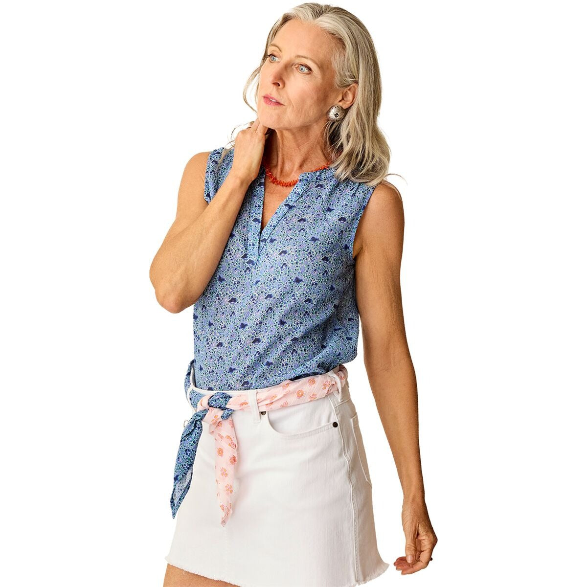 Carve Designs Dylan Tank Top - Women's | Navy Garden