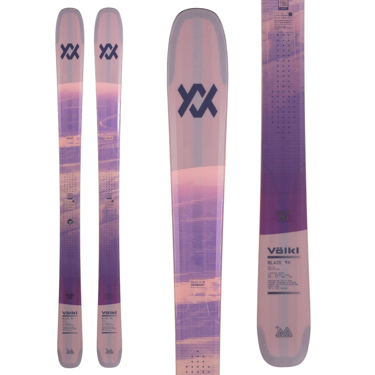Völkl Blaze 94 Ski - Women's | Rose