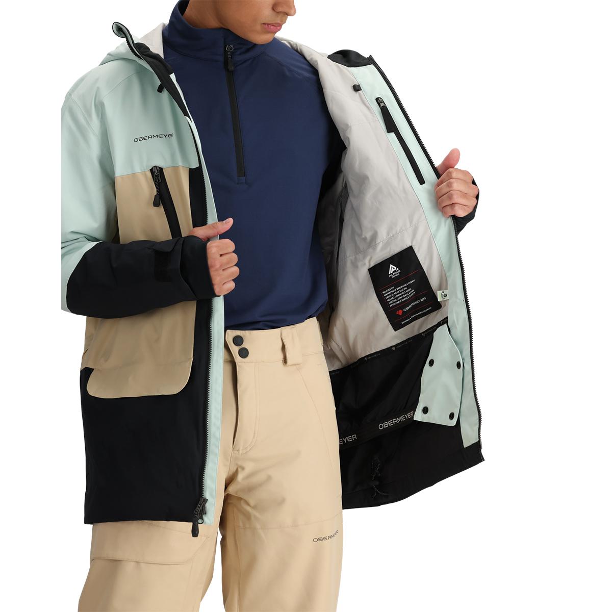 Obermeyer Cirque Jacket Mens | Glacial Ice