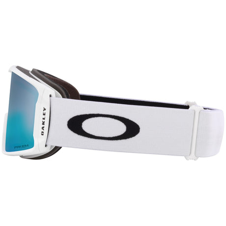 Oakley Line Miner L Prizm Goggles  | Matte White/Prizm Sapphire Iridium