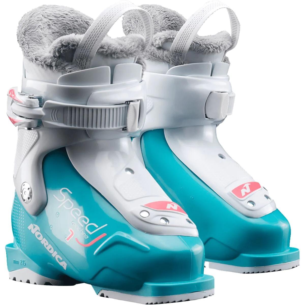 Nordica Speedmachine J1 Ski Boot - Girls'  | Blue/ White