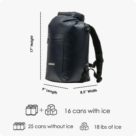 Icemule Jaunt Soft Cooler 15L  | Blue Steel