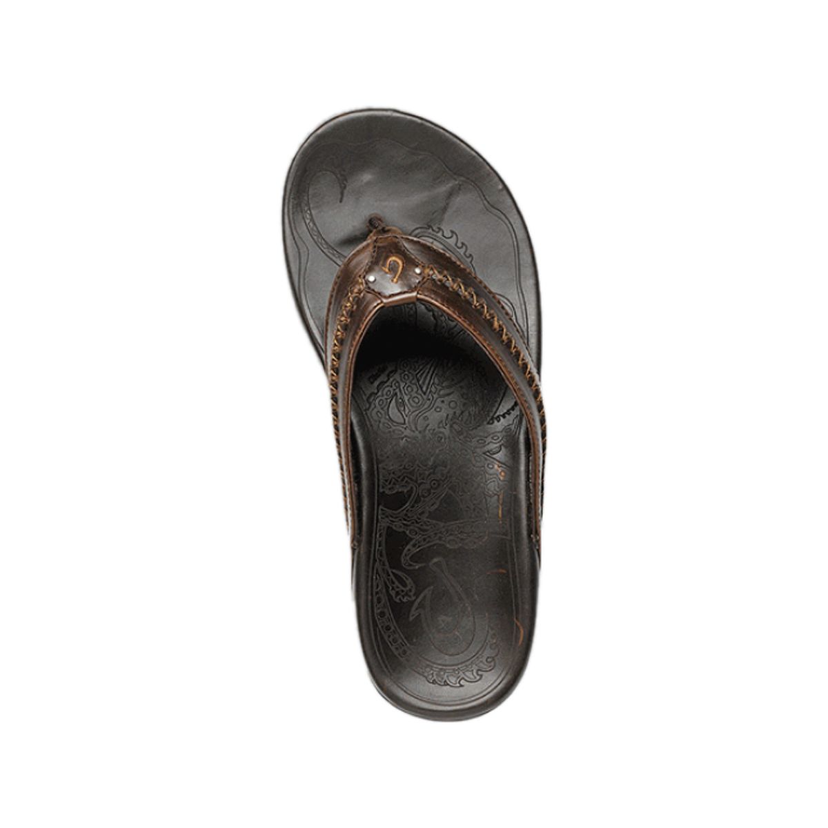 Olukai Mea Ola Flip Flop - Men's | Dark Java/Dark Java